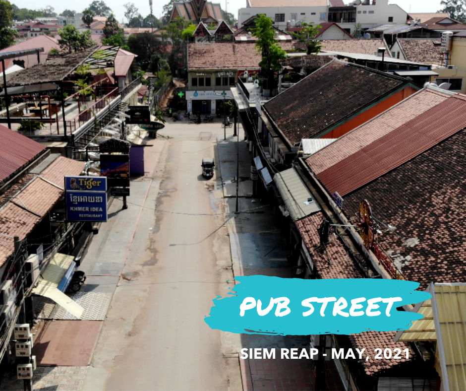 Pub Street in Cambodia During Covid-19