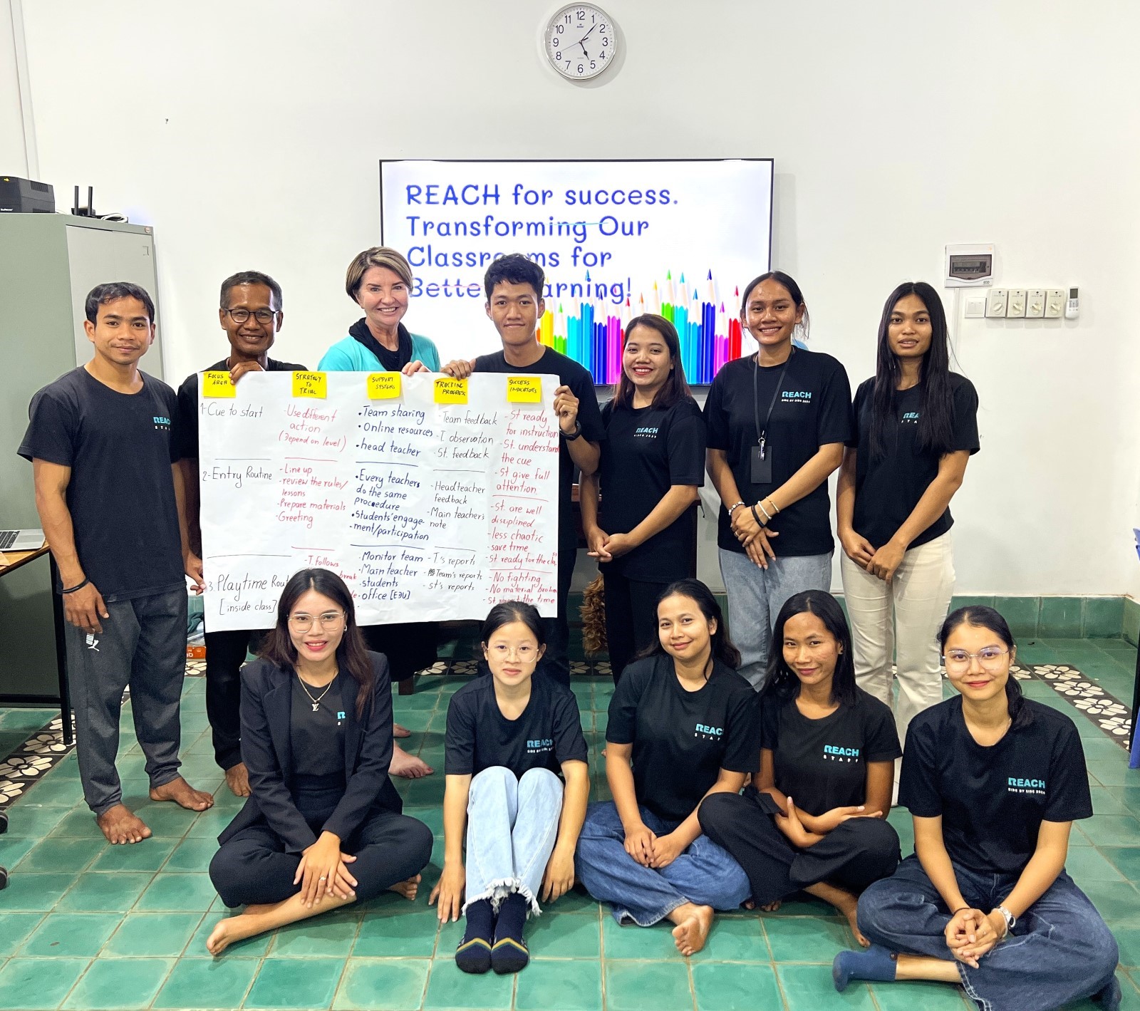 Group photo of participants at an event