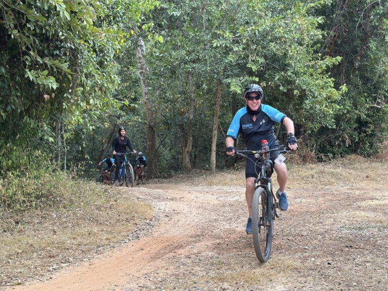 Tony flying in the jungle